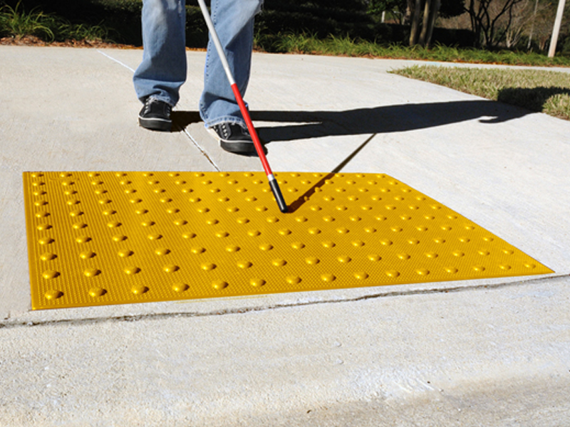 ADA Truncated Domes Paver | Sidewalk Detectable Warning Pad