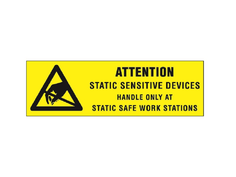 Attention - Static Sensitive Devices Labels