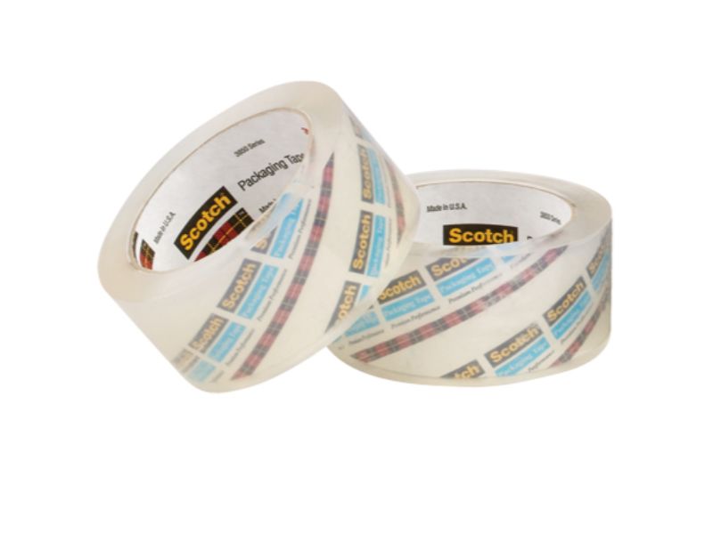 Clear Carton Sealing Tape, Crystal Clear, 2 x 55 yds., 2.6 Mil Thick for  $4.29 Online