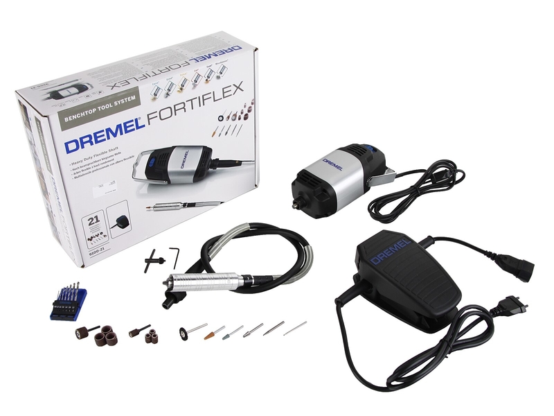 DREMEL F0139100JA 9100-21 - Fortiflex 300W multitool with flexible shaft  and 21 accessories