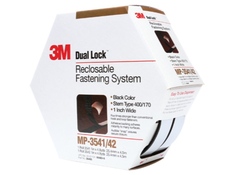 3M Dual Lock™ Rubber Adhesive Hook & Loop Fasteners