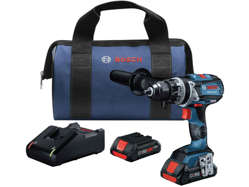 BOSCH PS31-2A 12V Max 3/8 In. Drill/Driver Kit with (2) 2 Ah Batteries -  Power Core Drills 