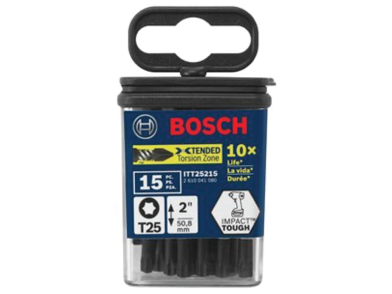 BOSCH® Impact Tough Torx Insert Bits - #25 Hex