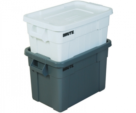 BRUTE® Totes with Lid  Rubbermaid Commercial Products