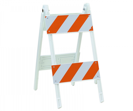 Plastic Type I & Type II Barricades