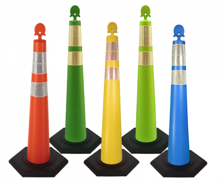 Electriduct Channelizer Traffic Safety Stackable Cones