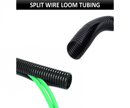 Split tubing wire loom Cord Covers & Organizers at