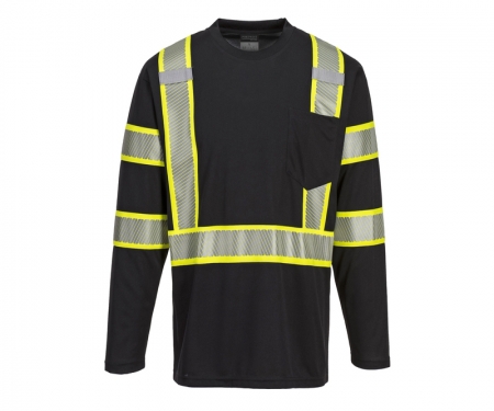 Portwest® Iona Plus Long Sleeve T-Shirt | Hi Vis Shirt