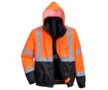 Portwest® Hi-Vis Premium 3-in-1 Bomber Jacket - US365