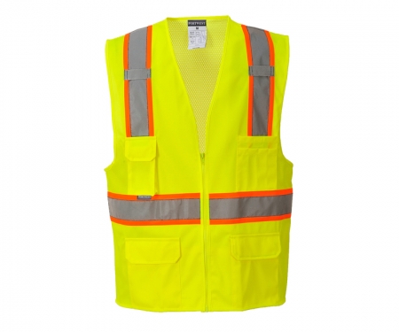 Portwest Jackson Contrast Hi-Vis Vest - US372 | Safety Vest