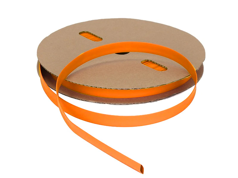 Heat shrinkable tubing 2:1 - orange TFN21 12.7/6.4 (309-61144)