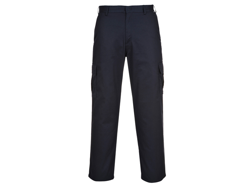 Portwest® Industrial Relaxed Fit Cargo Pants - Black or Dark Navy