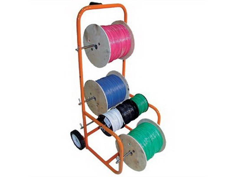 Electrical Wire Spool Rack Wire Reel Caddy Spool Holder Cable Caddy Storage  NEW