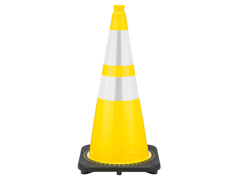 6-12Pcs 28 PVC Traffic Safety Cones Fluorescent Reflective Road Parking  Cones