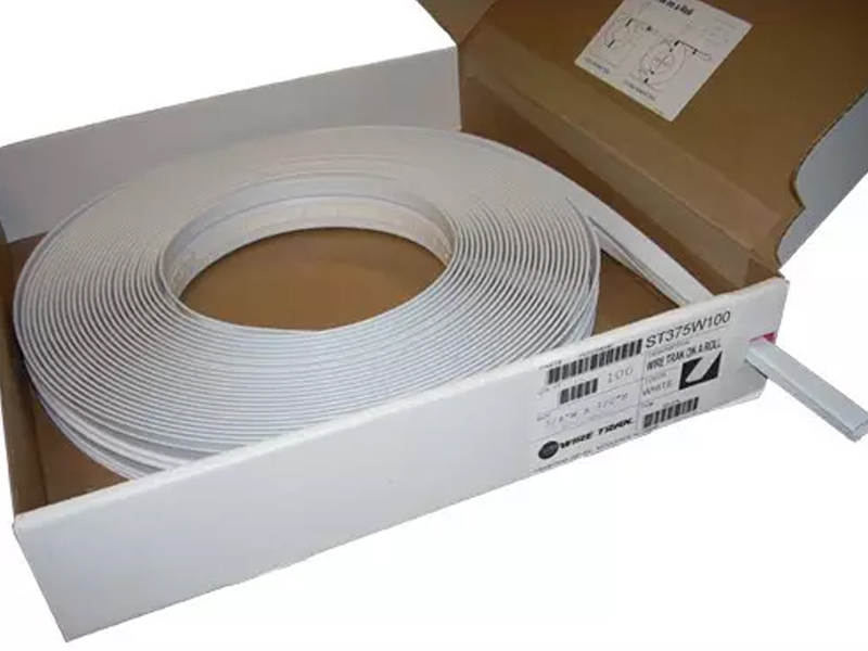 Small - Corner Duct Cable Raceway - 5 Feet - Beige 